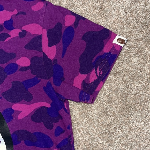 A Bathing Ape | Shark Tee Split-Camo - Picture 4 of 8